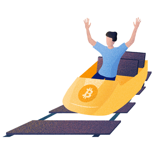 Bitcoin Achterbahn