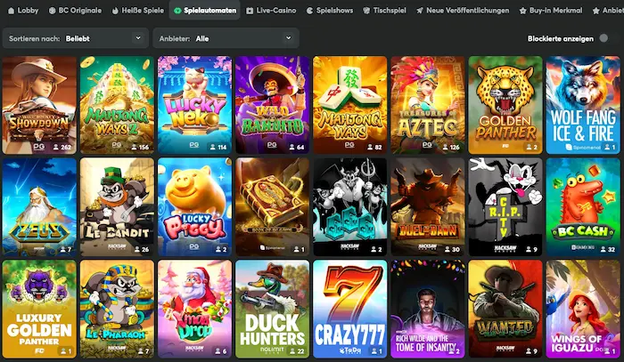 bc game slots