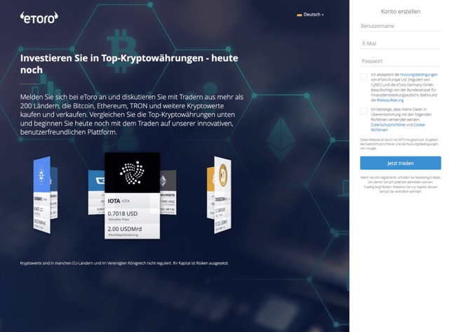 eToro Iota kaufen