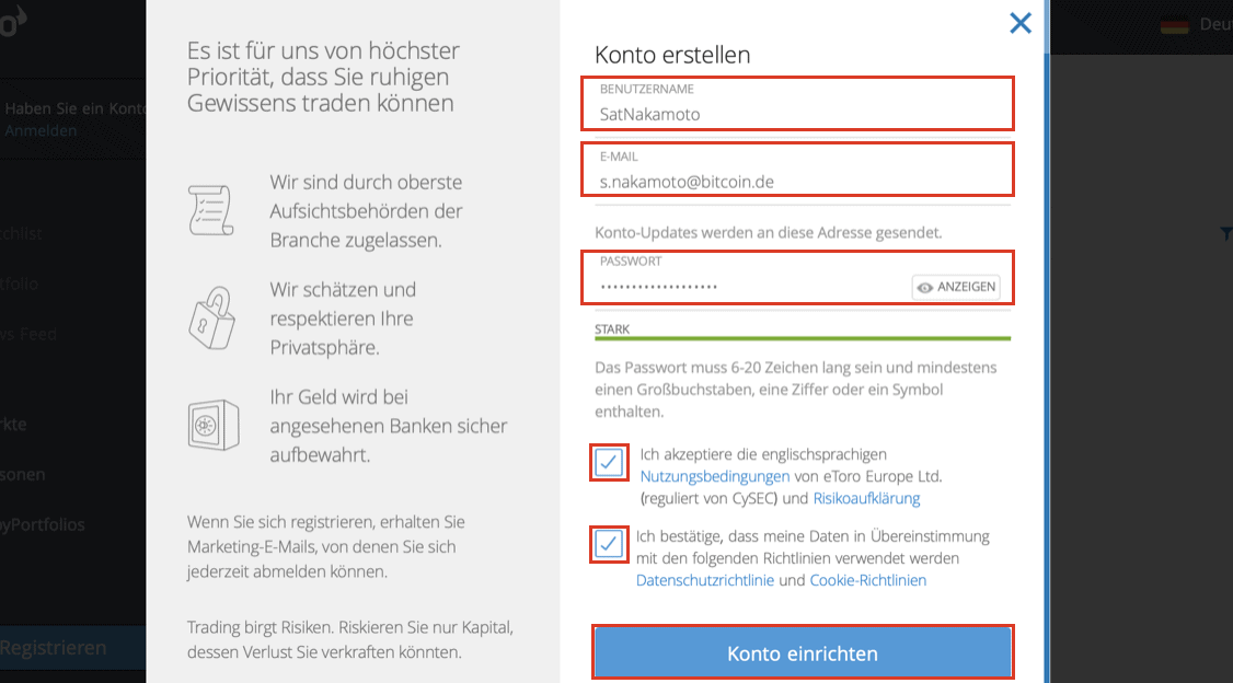 eToro KYC